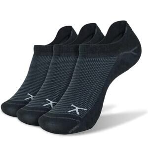 Flux Women's Black Adaptive Pro No-show 5-Pack Size Small 5-11 USA New